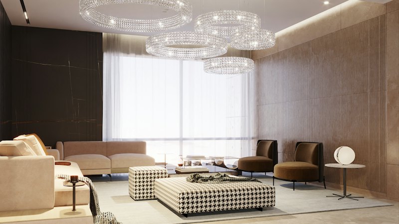 Bright, clean living room